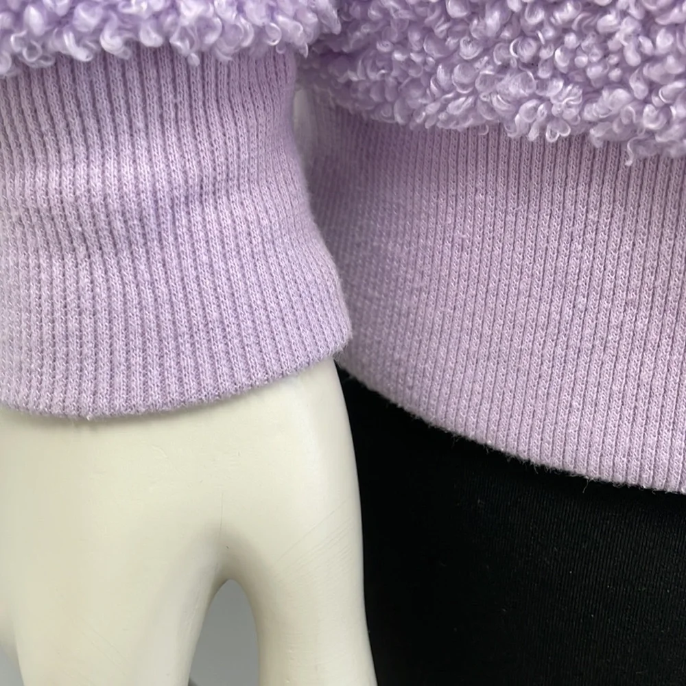 New Look • Lilac Teddy Hoodie - Picture 6 of 12